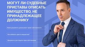 Опись имущества приставами: суть процедуры в Доктор Столетов