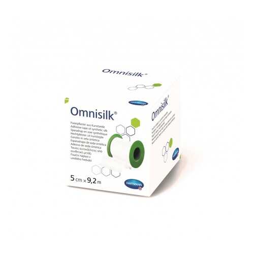 Пластырь Omnisilk фиксирующий из искусственного шёлка для повязок белый 5 см х 9,2 м в Доктор Столетов