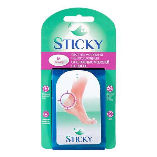 Пластырь Sticky от влажных мозолей р.M 5 шт. в Доктор Столетов