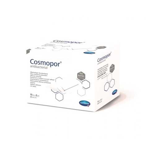 Повязка Cosmopor Antibacterial послеоперационная самоклеящаяся с серебром 10 х 6 см 25 шт. в Доктор Столетов