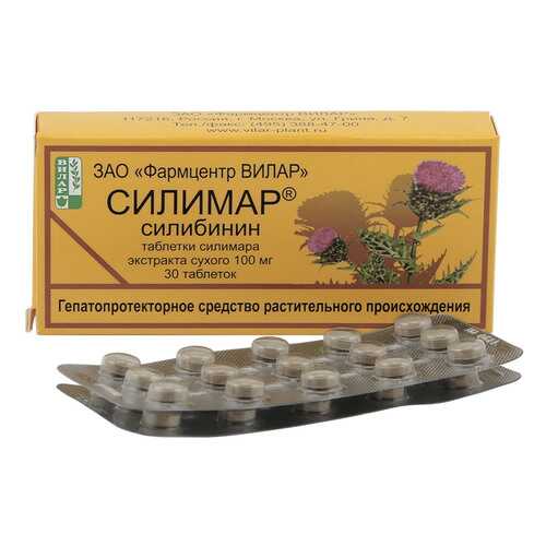 Силимар таблетки 0,1 г 30 шт. в Доктор Столетов