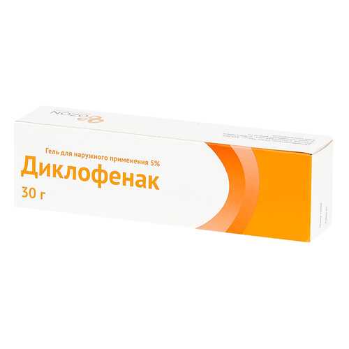 Диклофенак гель для наружн.прим.5% 30 г в Доктор Столетов