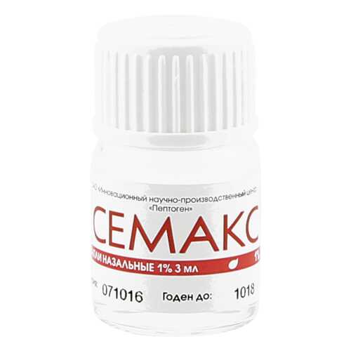 Семакс капли 1 % 3 мл в Доктор Столетов