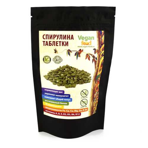 Водоросль Спирулина прессованная Super Green Food таблетки 100 г 200 шт. в Доктор Столетов