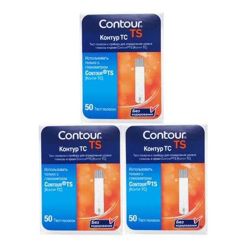 Тест-полоски Contour TS 3 упаковки 50 шт. в Доктор Столетов