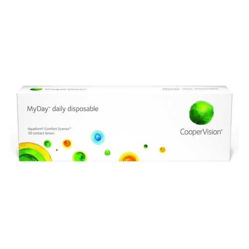 Контактные линзы MyDay Daily disposable 30 линз R 8,4 -2,50 в Доктор Столетов