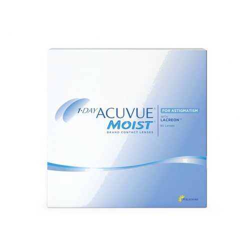 Контактные линзы 1-Day Acuvue Moist for Astigmatism 90 линз -1,50/-2,25/180 в Доктор Столетов