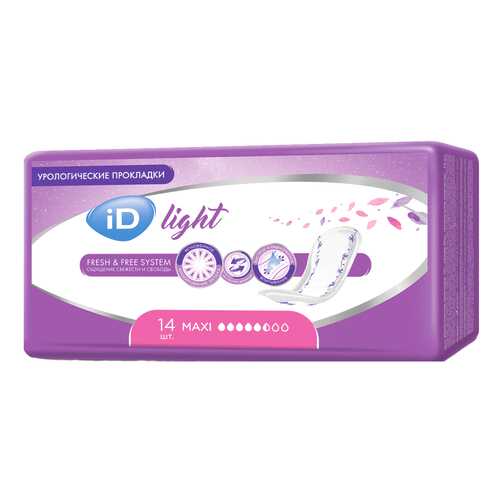 Урологические прокладки iD light maxi 14 шт. в Доктор Столетов