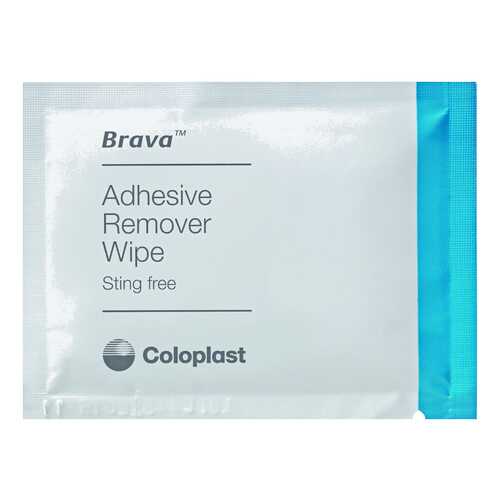 Очиститель для удаления адгезивов, салфетка Coloplast Brava в Доктор Столетов