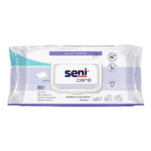 Влажные салфетки Seni Care 80 шт в Доктор Столетов